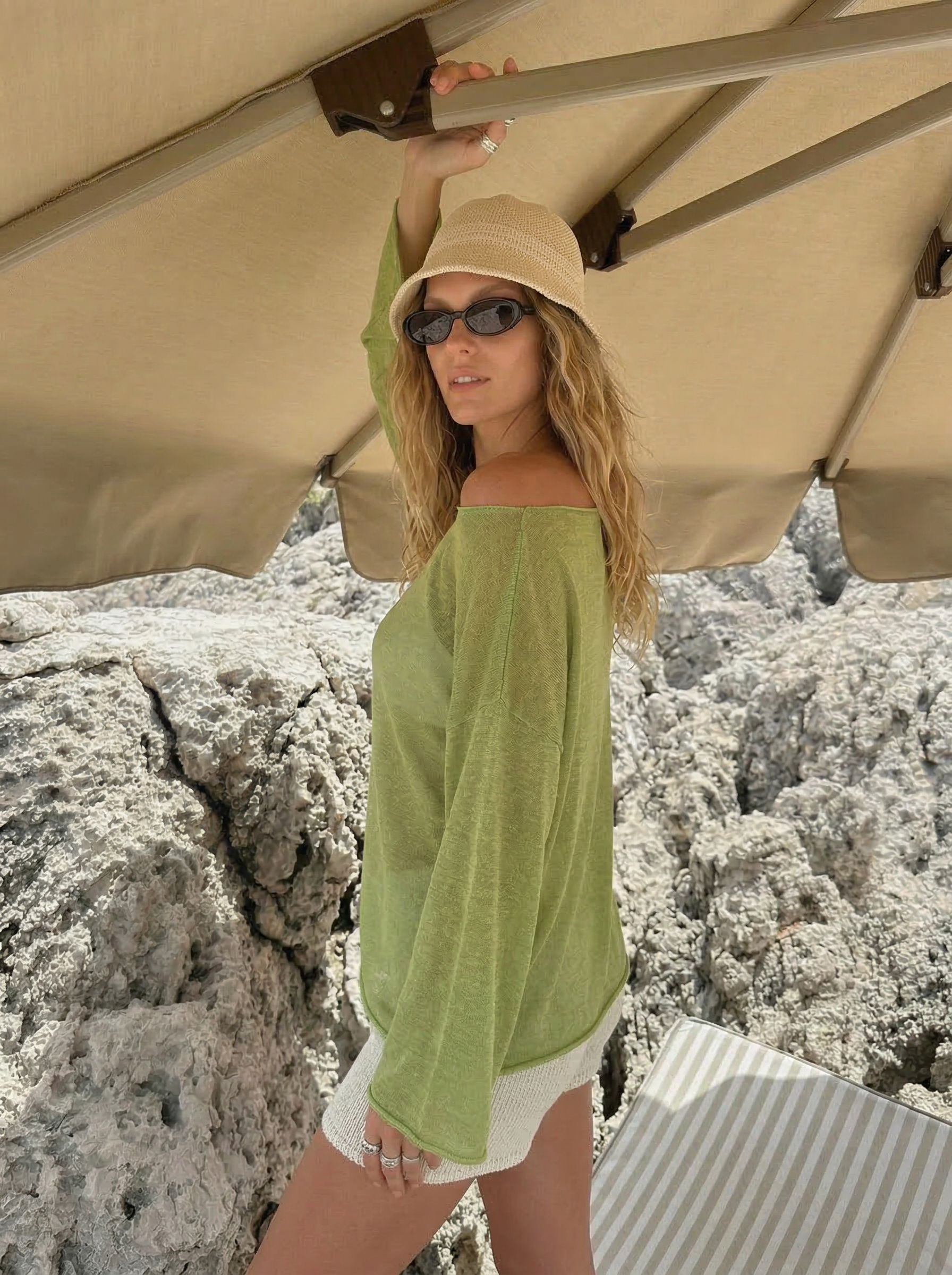 Chuba yeşil krep AI görseli